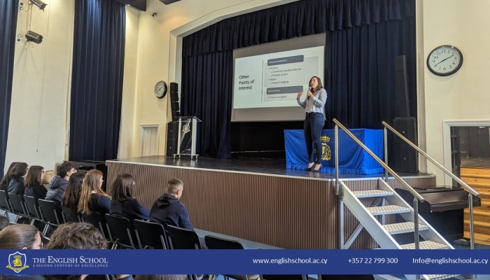 Year 6 students receive valuable information on living and studying in Europe